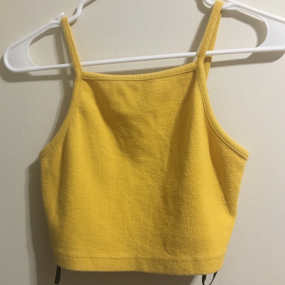 Mustard Yellow Halter Top